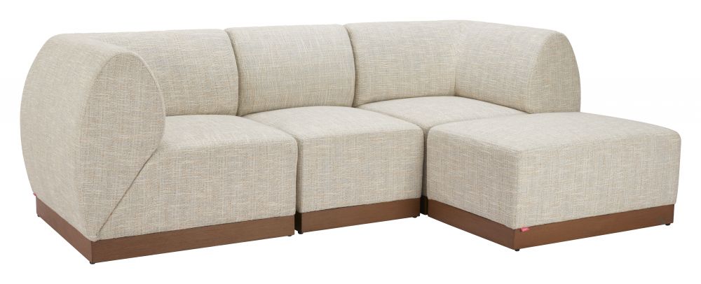 Christy Armless Chair Beige