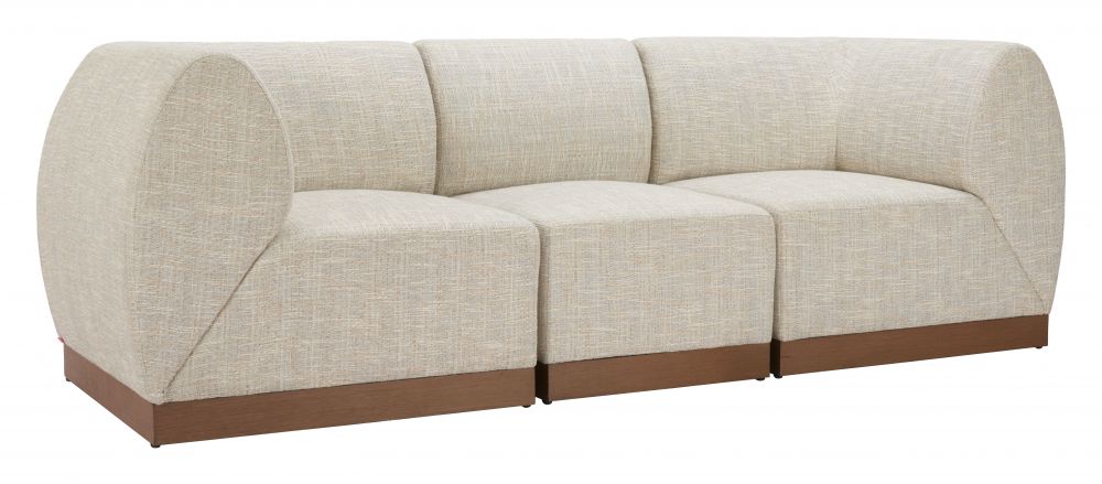 Christy Armless Chair Beige