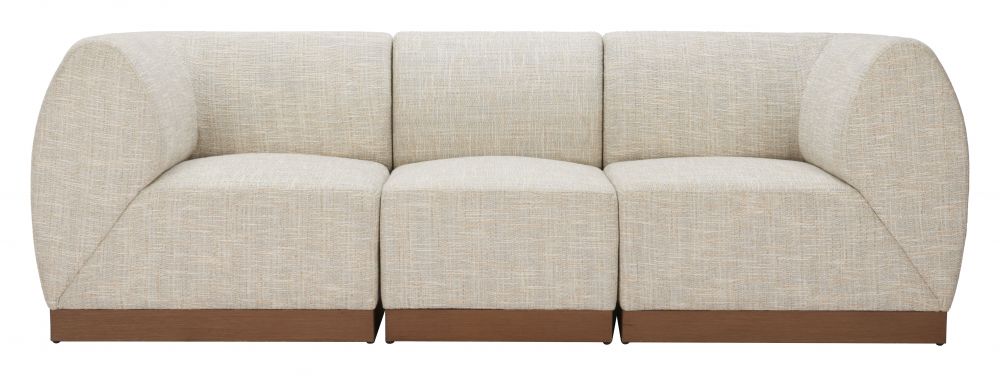 Christy Armless Chair Beige
