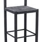 Iska Barstool Black