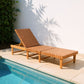 Breath Chaise Lounge Brown