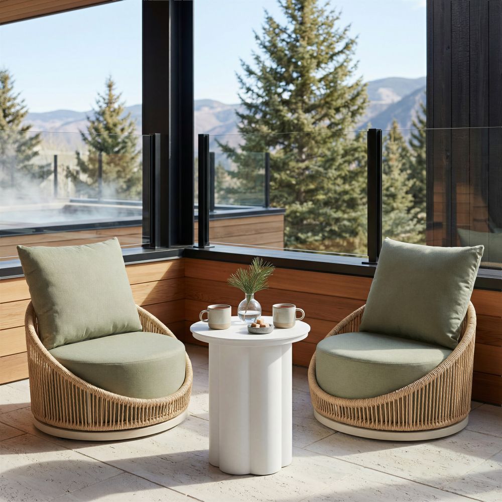 Cabana Swivel Chair Multicolor
