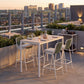 Luft Barstool White & Green