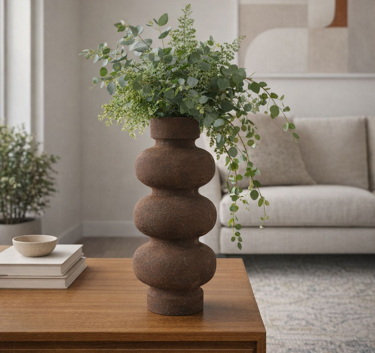 DOVERBROOK BROWN VASE 17 (IN)
