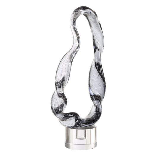 Luminous Twist Sculpture