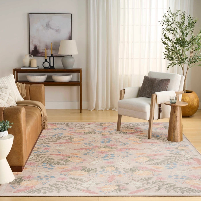 BOTANICAL WASHABLES BEIGE MULTICOLOR