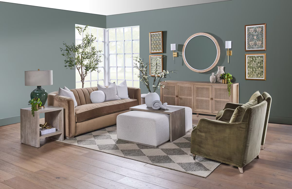 Bronx 87" Channel Back Sofa
