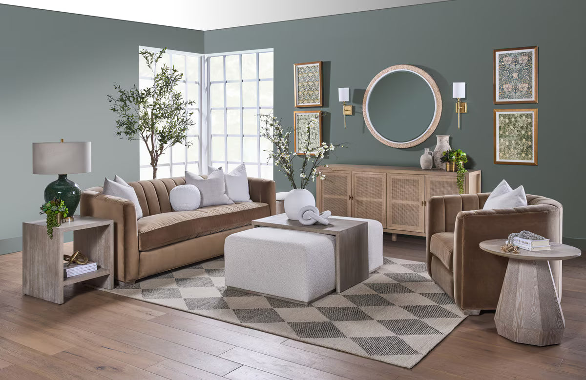 Bronx 87" Channel Back Sofa