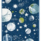 Tapete Carousel Kids Collection Design: Gris/Azul claro CRK122M