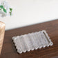 Scalloped Marble Tray with Natural Gray Finish