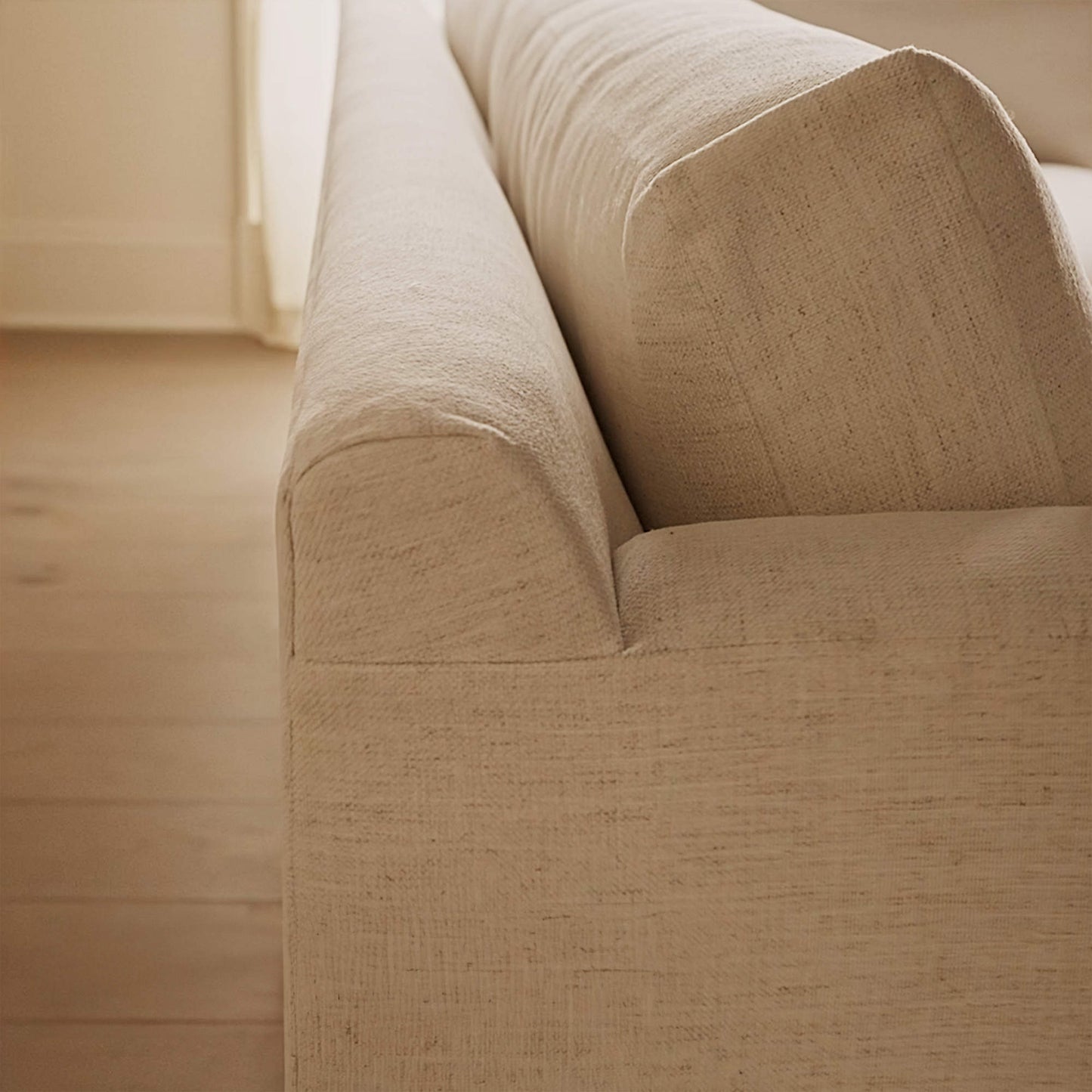 Marguerite 102" White Performance Fabric Sofa