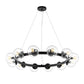 RYLIAN CHANDELIER BLACK