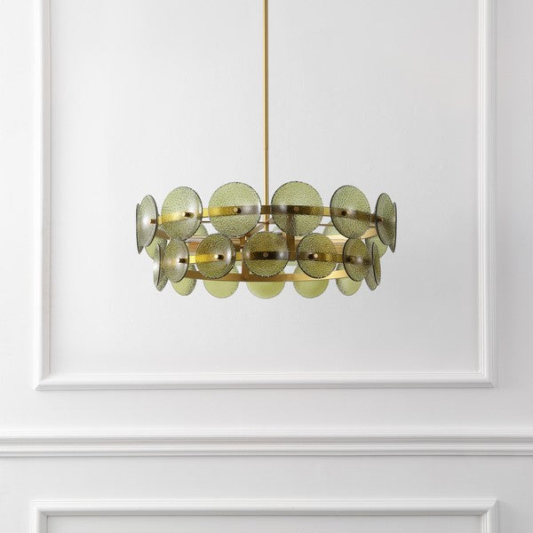 MARTINI GLASS / METAL CHANDELIER