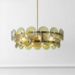 MARTINI GLASS / METAL CHANDELIER
