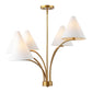 JOHANNA METAL / FABRIC CHANDELIER