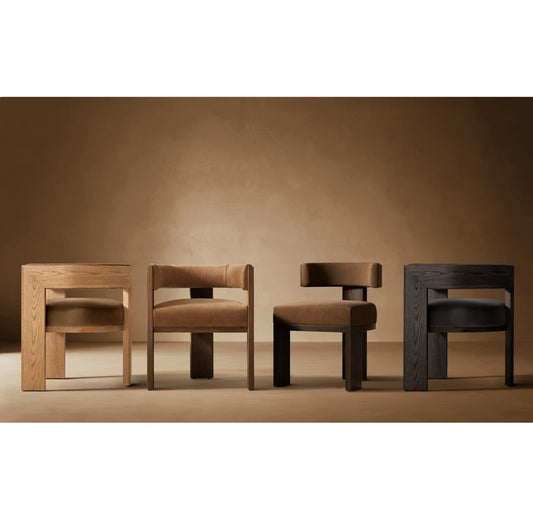 Elgin Leather Dining Armchair