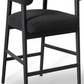 Spara Black Performance Boucle Counter Stool
