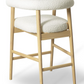 Spara Cream Performance Boucle Counter Stool