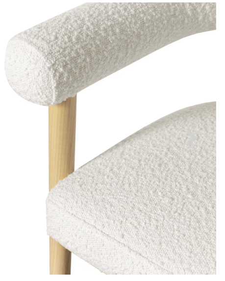 Spara Cream Performance Boucle Counter Stool