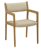 Ari Cream Performance Vegan Leather Dining Chair