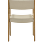 Ari Cream Performance Vegan Leather Dining Chair