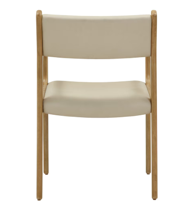 Ari Cream Performance Vegan Leather Dining Chair