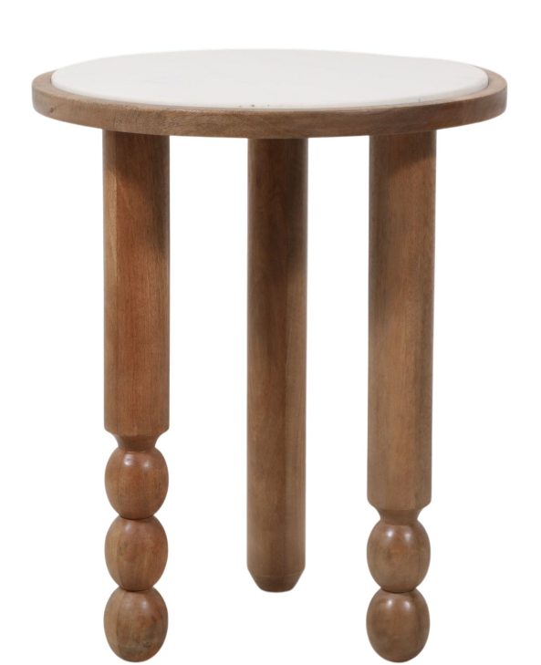 BELLWORTH WHITE TABLE 23 (IN)