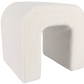HUTTONMILL WHITE OTTOMAN 18 (IN)