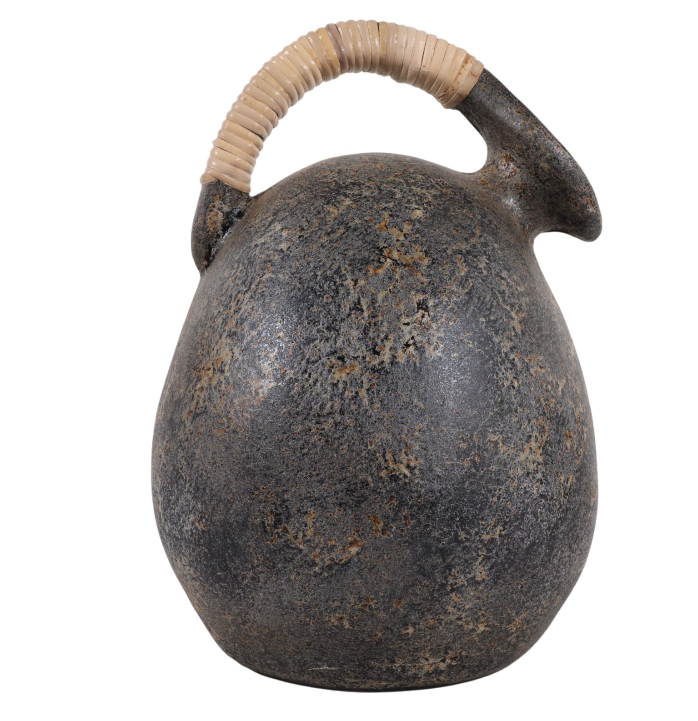 FINNCLIFF BLACK VASE 16 (IN)
