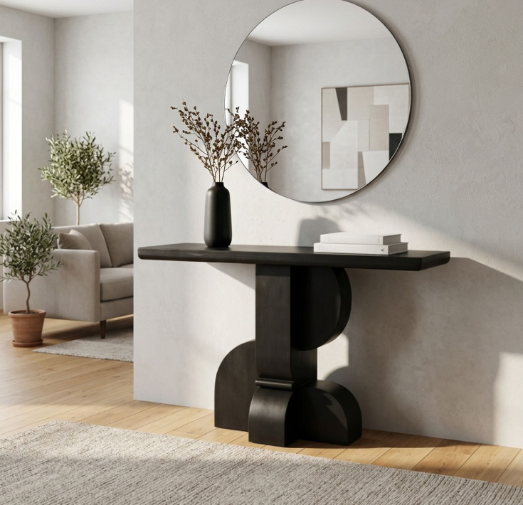 FALLONWICK BLACK CONSOLE 48 (IN)