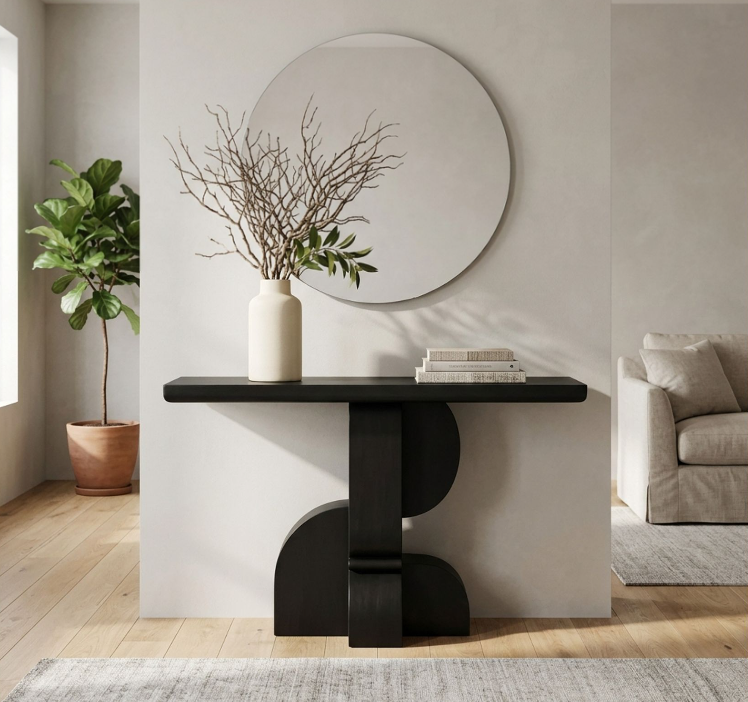 FALLONWICK BLACK CONSOLE 48 (IN)