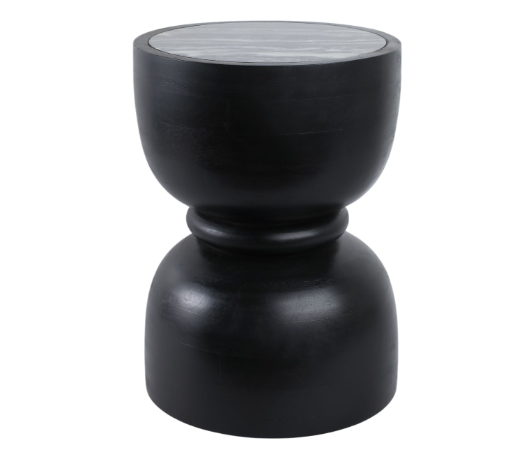 BRYSONBURN BLACK TABLE 18 (IN)