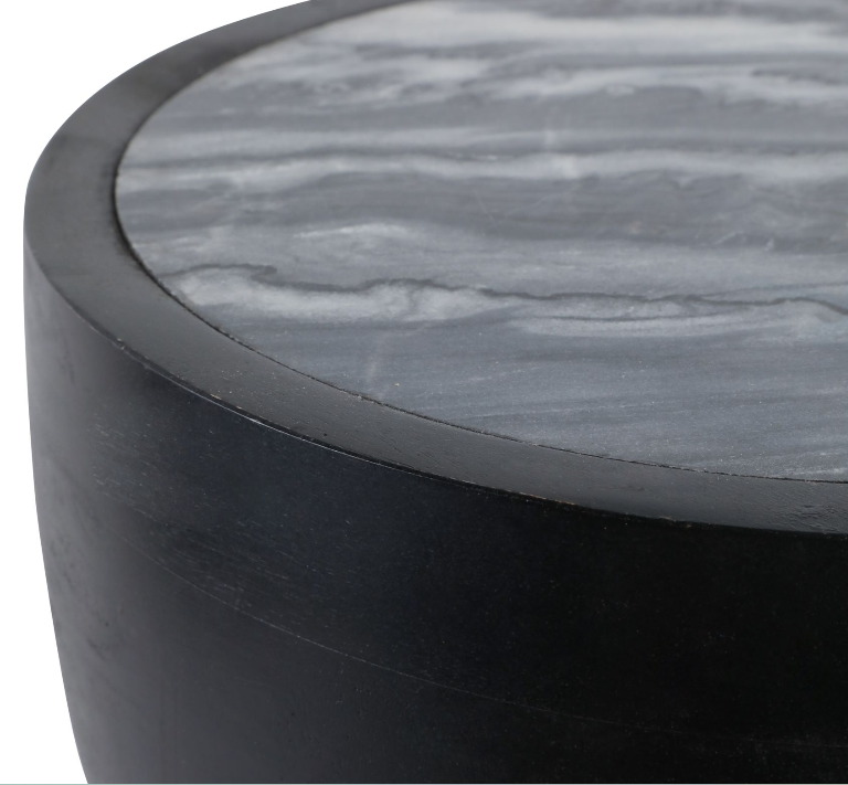 BRYSONBURN BLACK TABLE 18 (IN)