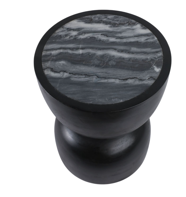 BRYSONBURN BLACK TABLE 18 (IN)