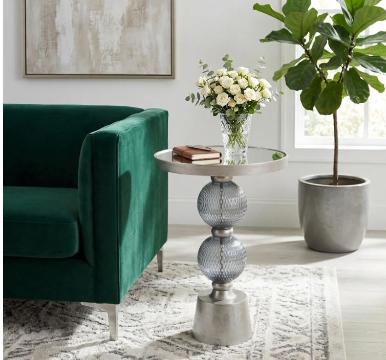 BROCKWAY GRAY TABLE 22 (IN)
