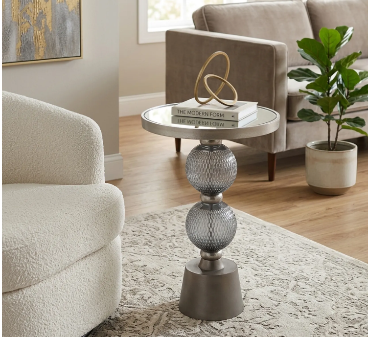 BROCKWAY GRAY TABLE 22 (IN)