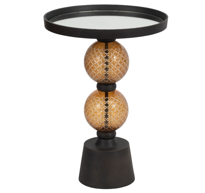BROCKWAY BLACK TABLE 22 (IN)