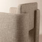 Carson Warm White Performance Fabric Dining Armchair