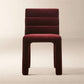 Castell Green Velvet Channel Tufted Dining Chair