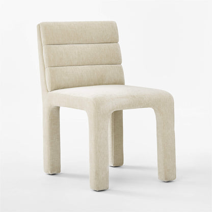 Castell Green Velvet Channel Tufted Dining Chair