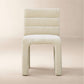 Castell Green Velvet Channel Tufted Dining Chair