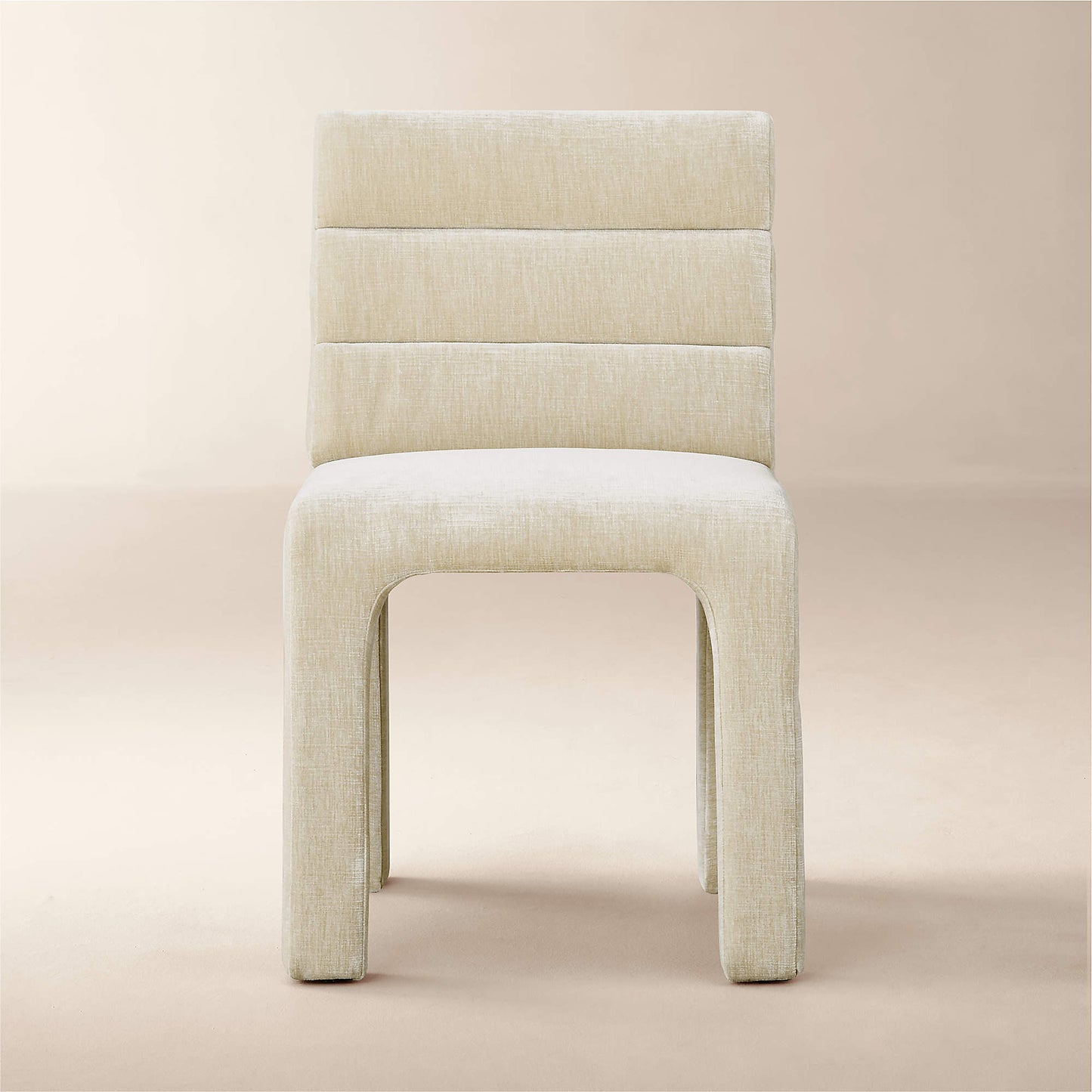 Castell Green Velvet Channel Tufted Dining Chair