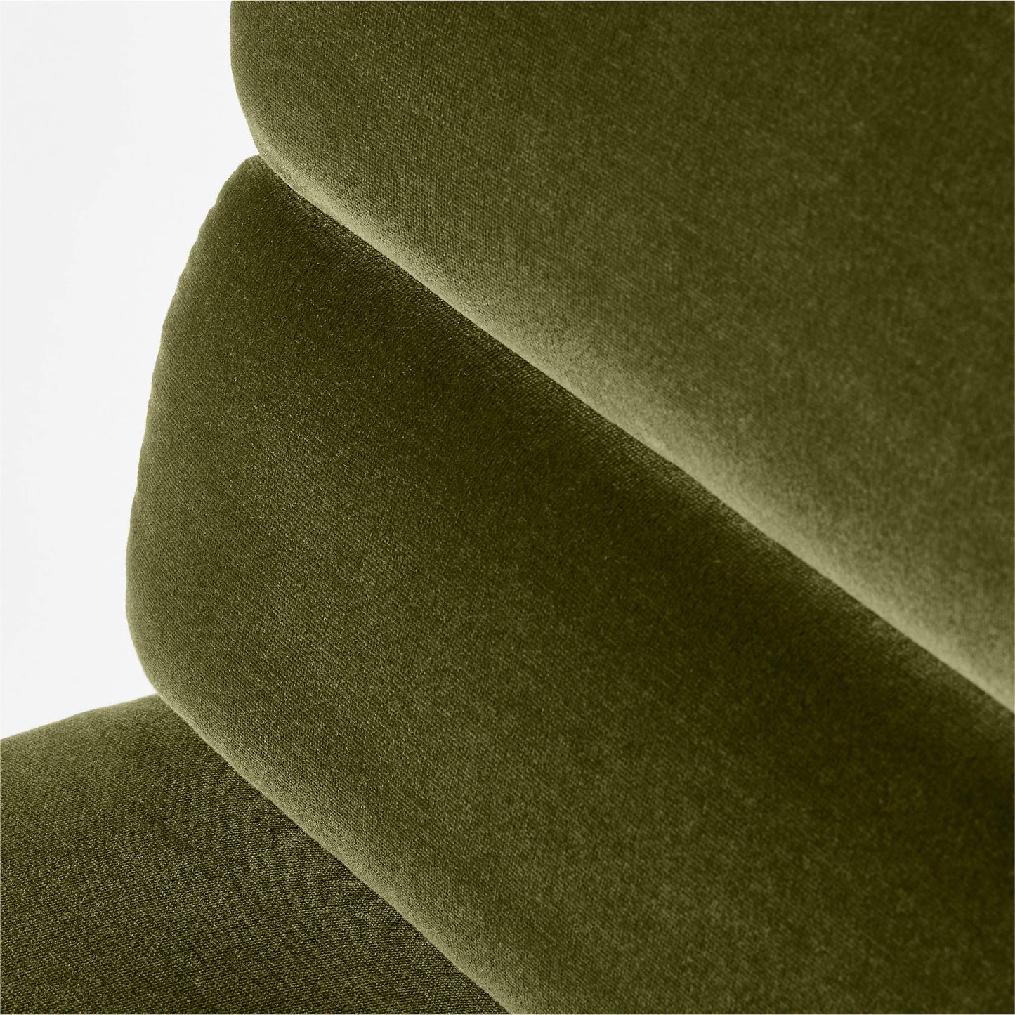 Castell Green Velvet Channel Tufted Dining Chair