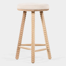 Cargar imagen en el visor de la galería, Twist Solid Oak Counter Stool
