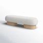 Denyer Boucle Fabric Upholstered Bench
