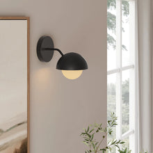 Cargar imagen en el visor de la galería, Eclipse Globe Wall Sconce in Brass

