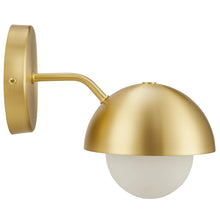 Cargar imagen en el visor de la galería, Eclipse Globe Wall Sconce in Brass
