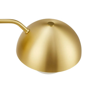 Eclipse Globe Wall Sconce in Brass