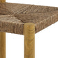 Parkland Outdoor Patio Rattan and Aluminum Bar Stools Set of 2 in Natural