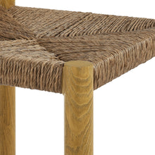 Cargar imagen en el visor de la galería, Parkland Outdoor Patio Rattan and Aluminum Bar Stools Set of 2 in Natural

